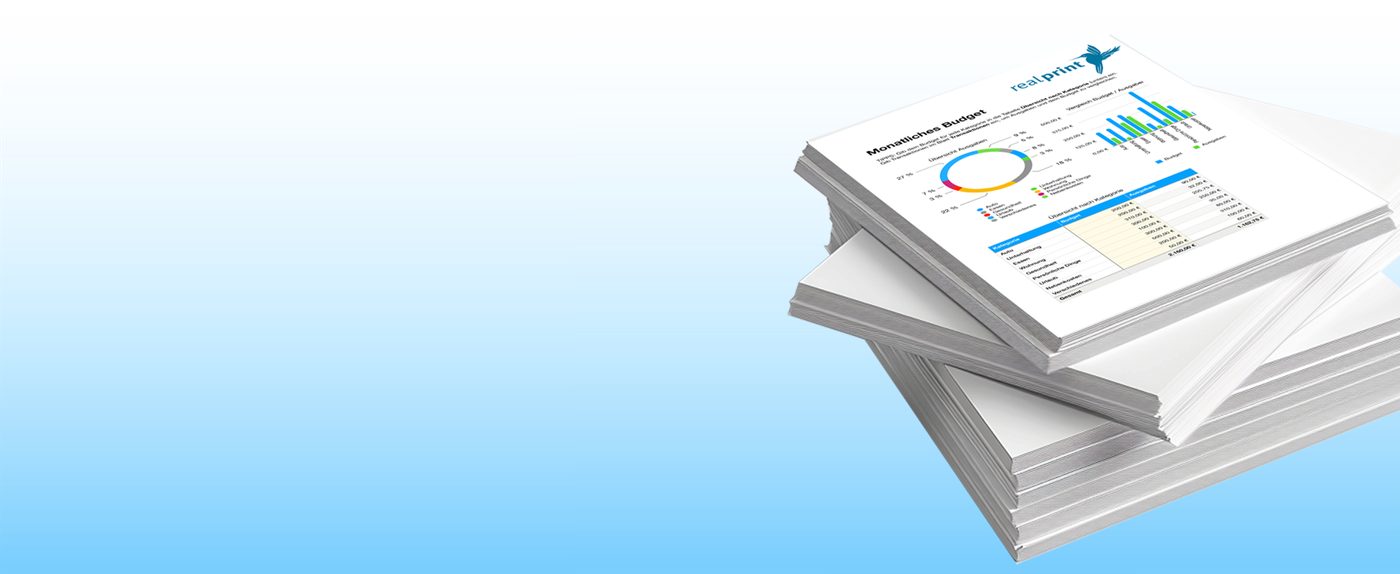 realprint brillante Druckergebnisse
